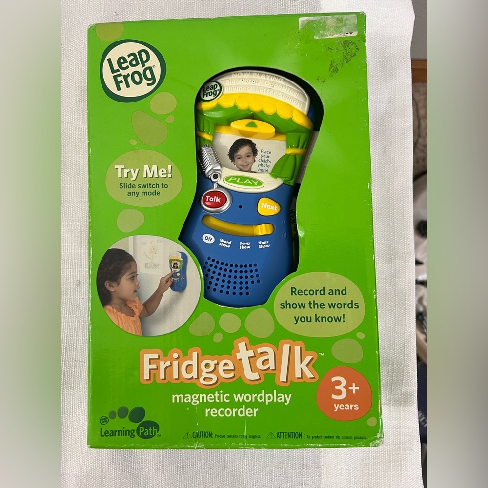 Leapfrog Fridge Talk Magnetic Wordplay Recorder